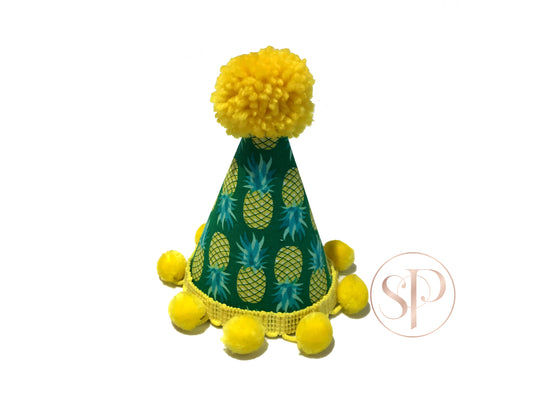 Pineapples Party Hat in Green