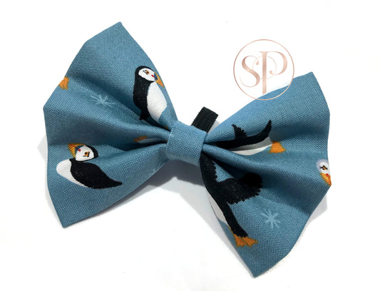 Puffin Awesome Dog Bow