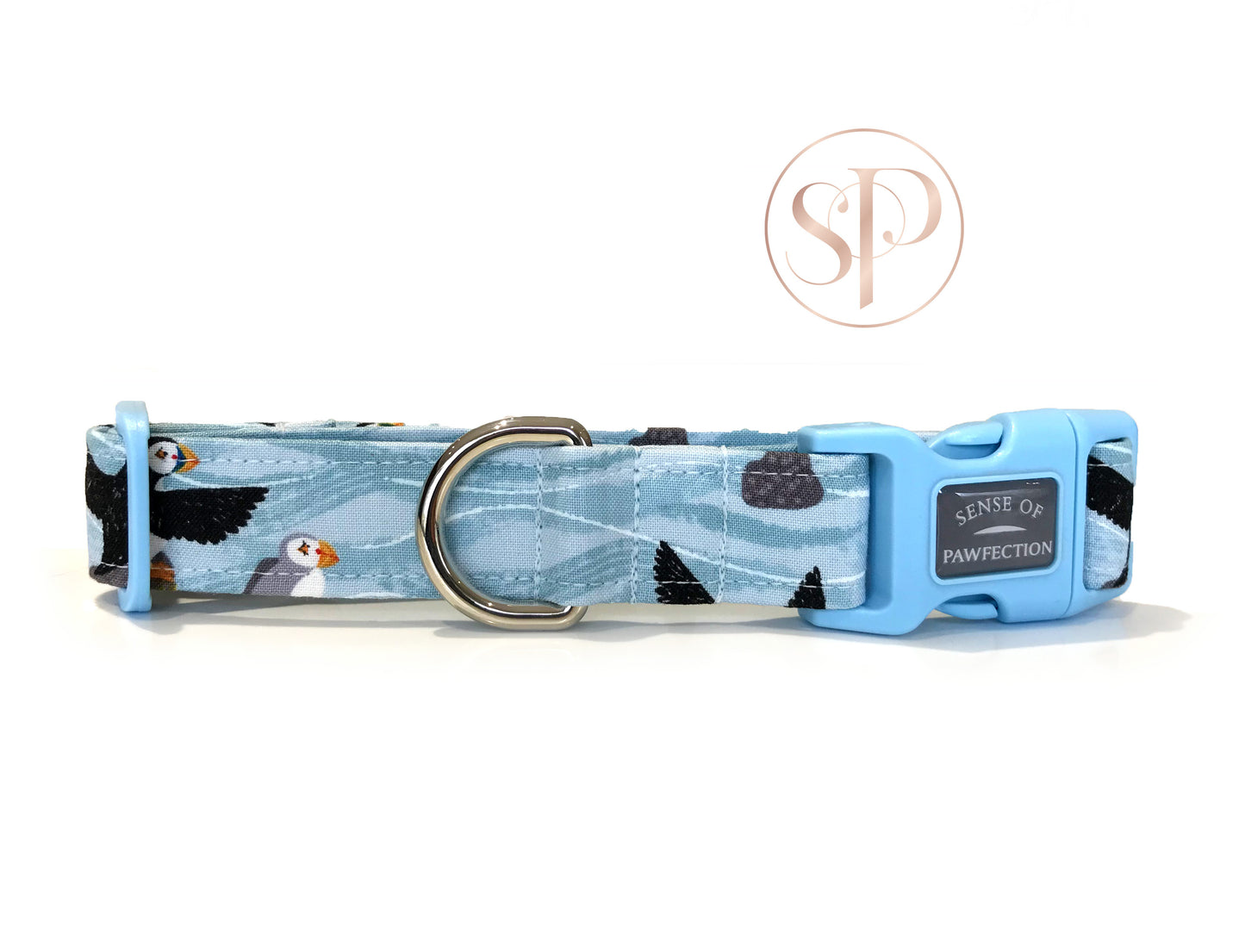 Puffin Awesome on The Water Dog Collar