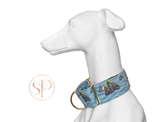 Puffin Awesome on The Water Martingale Dog Collar