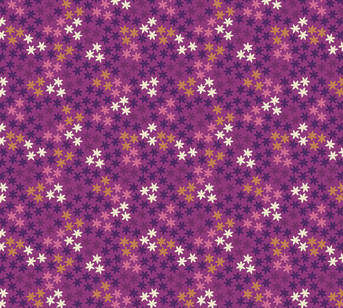 Makower - Henna - 2394-P - Star Pink Fabric