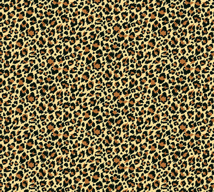Makower - Jewel Tones - 2403/V - Leopard Fabric