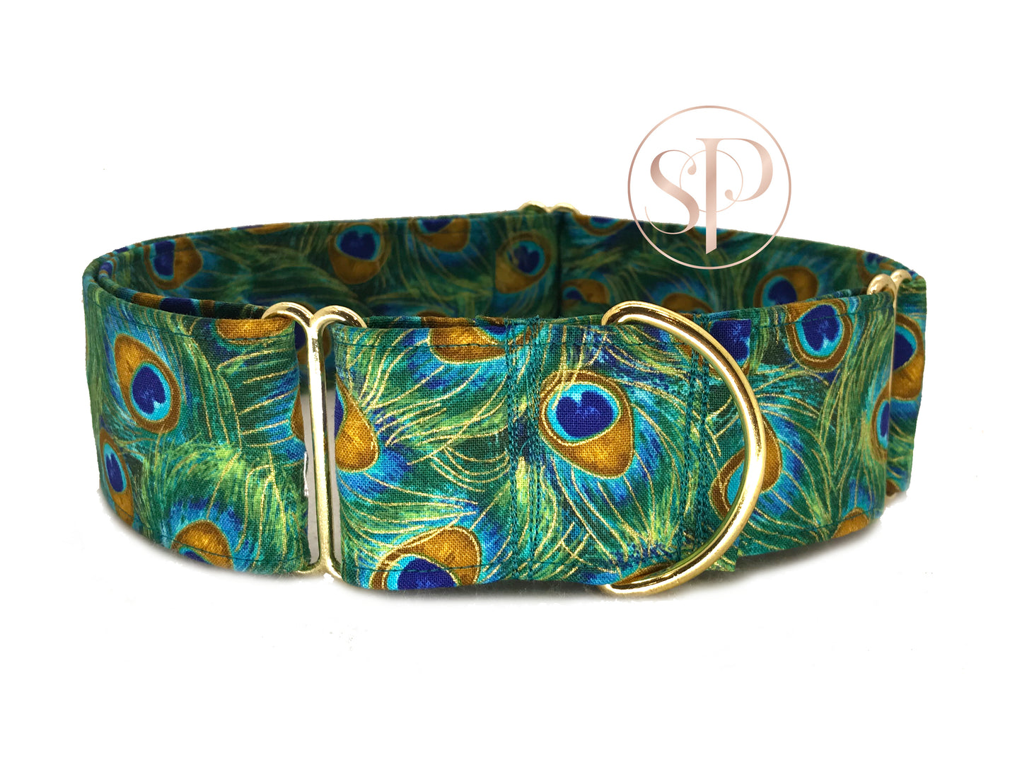 Tail Feathers Martingale Dog Collar