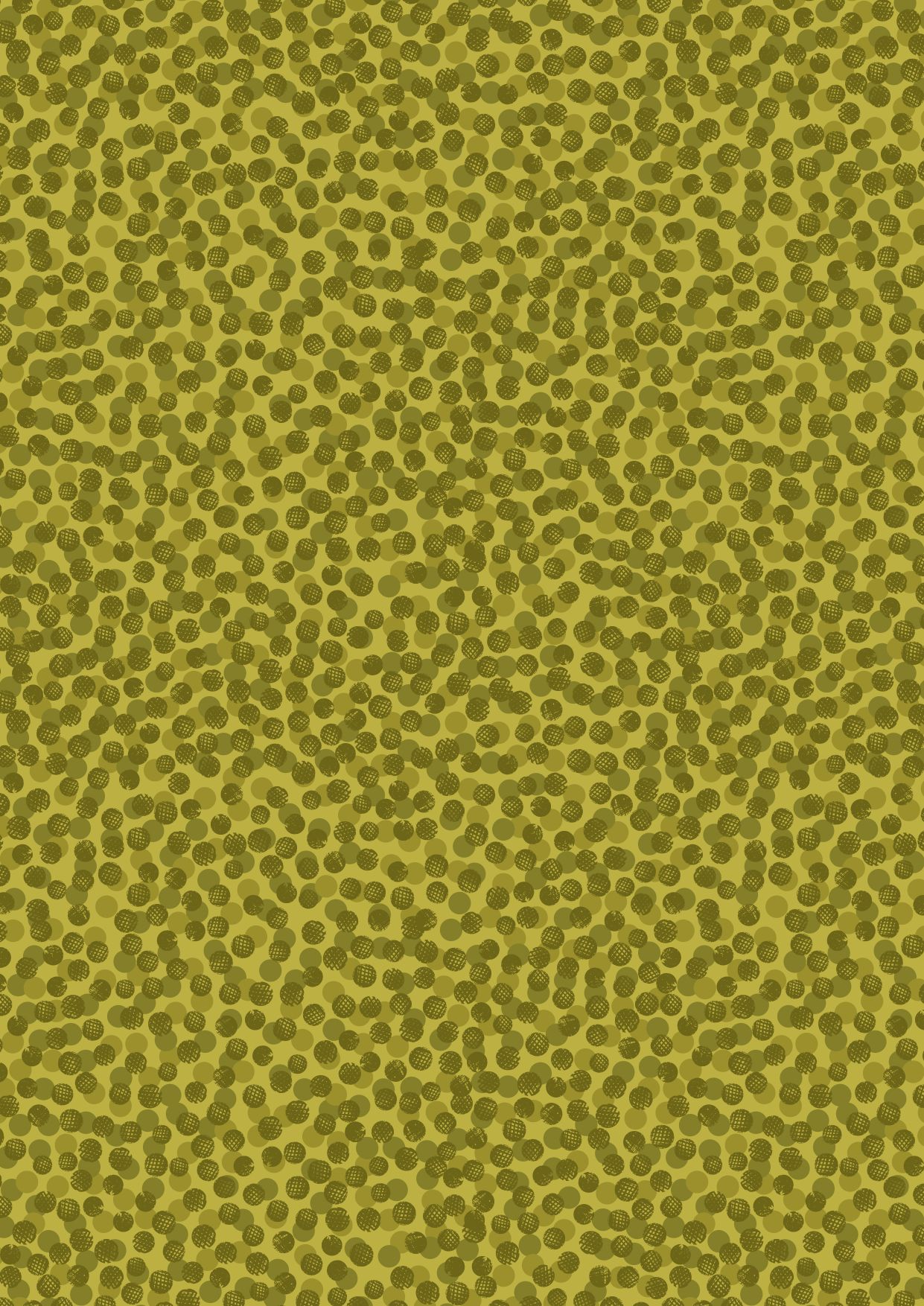 Lewis & Irene - The Orchard - A496.2 Green Abstract Berries Fabric
