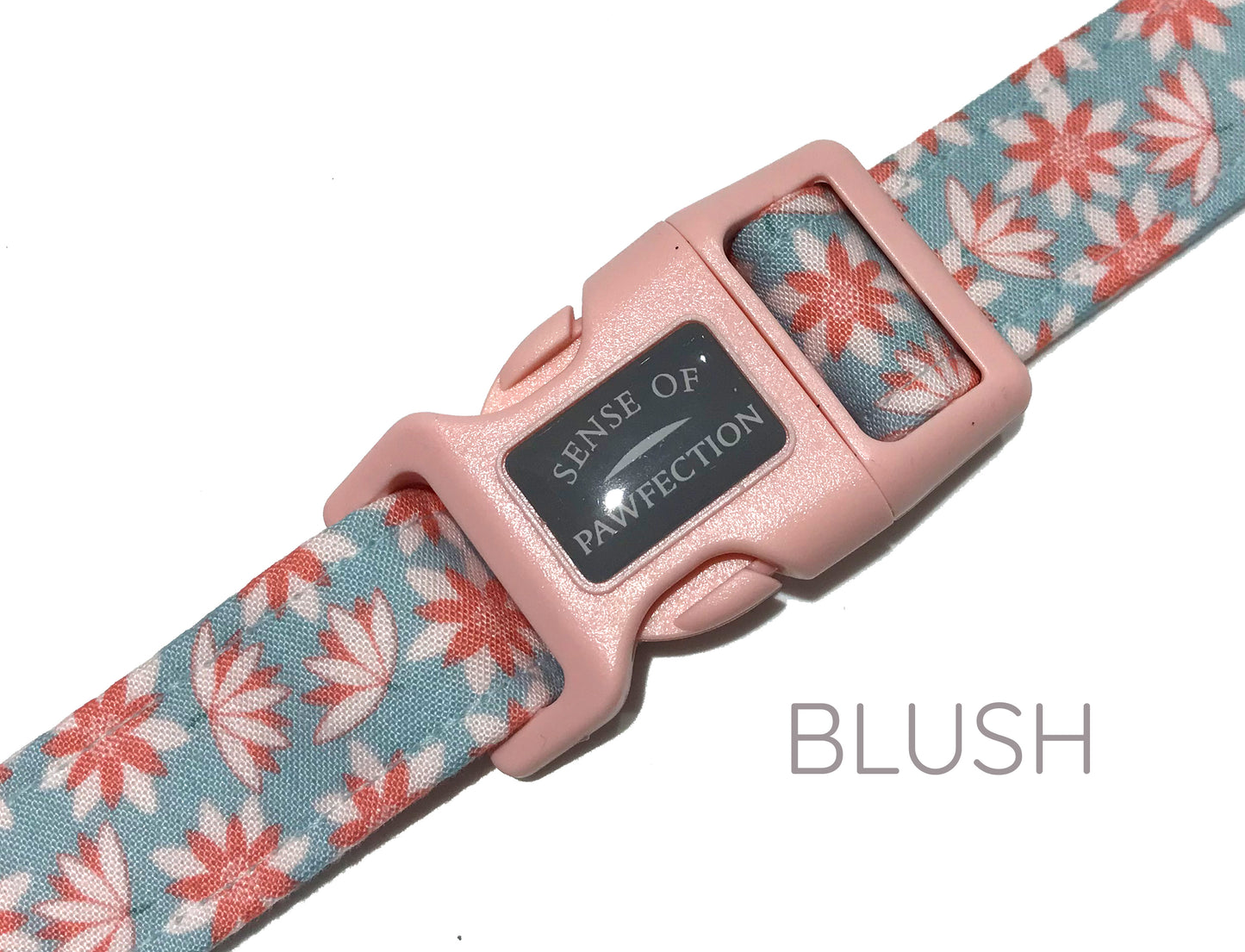 Leaping Lily Flower Dog Collar