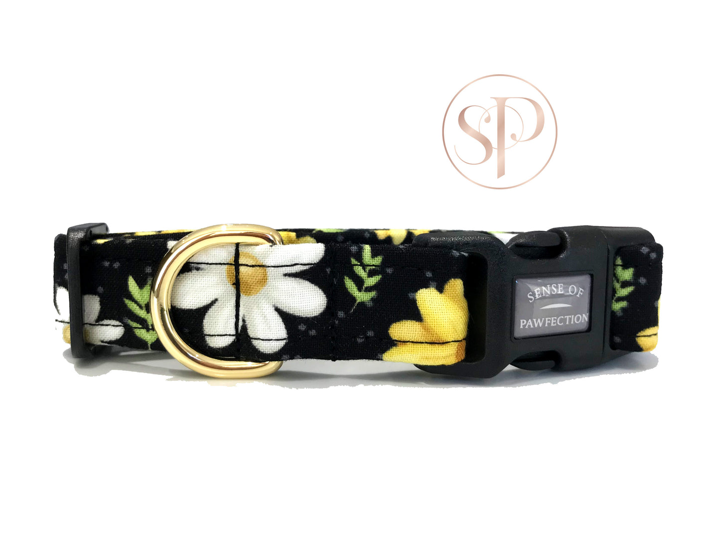 Sweet As Can Bee Floral Dog Collar