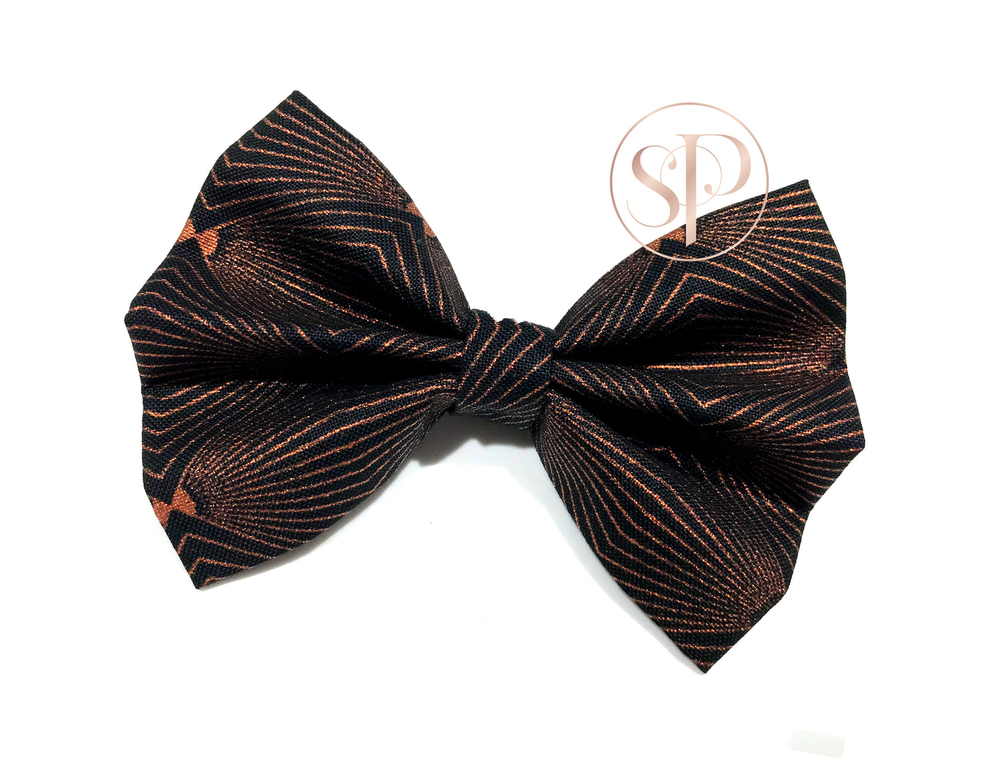 Copper Geo Dog Bow, Sailor Bows & Bow Ties