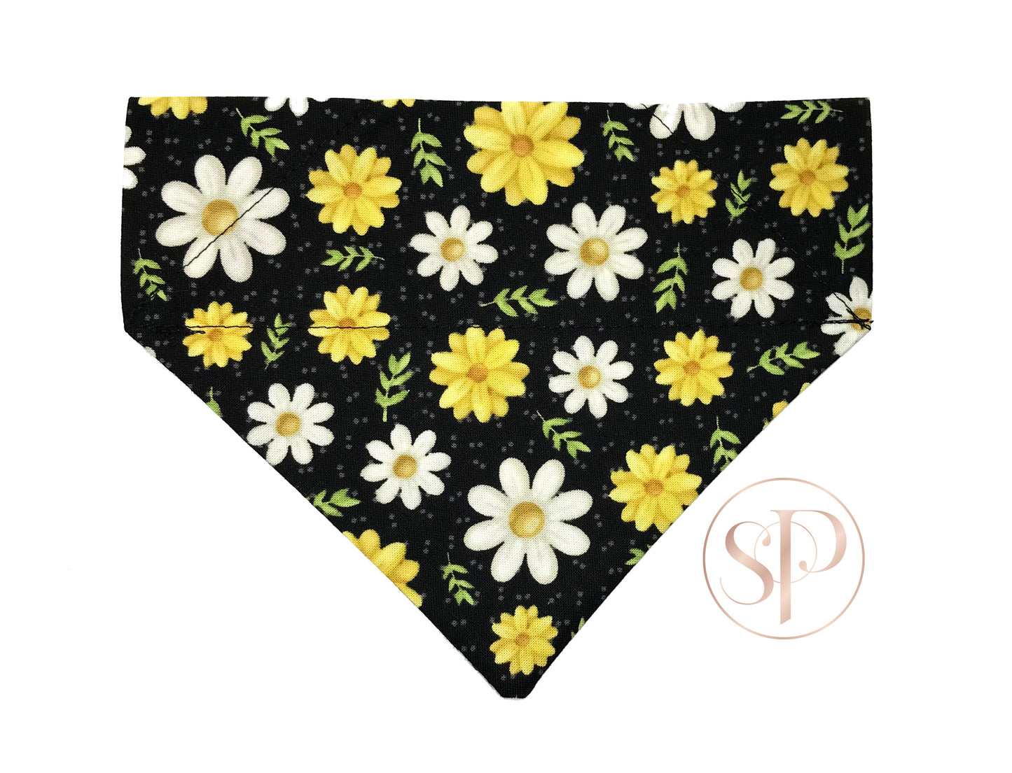 Sweet As Can Bee Floral Slide-on Dog Bandana