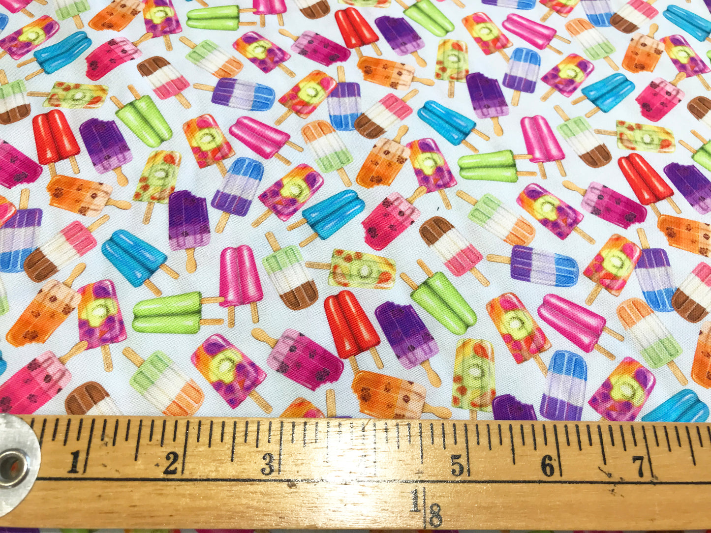 Robert Kaufman - Sweet Tooth - 19828-77 Popsicles Blueberry Fabric