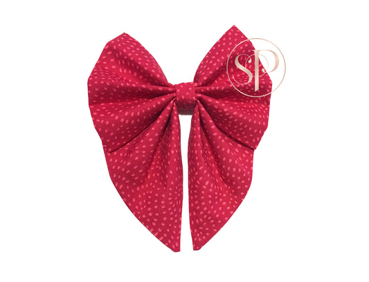 Cherry Pippin Dog Bow