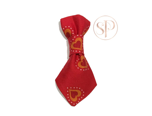 Furever Yours Dog Tie in Red