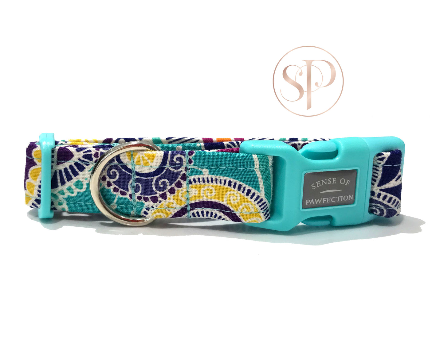 Bollywoof in Turquoise Dog Collar