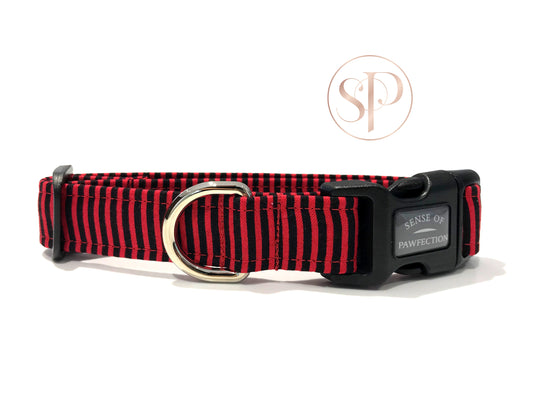 Pirates Stripes Collar in Red