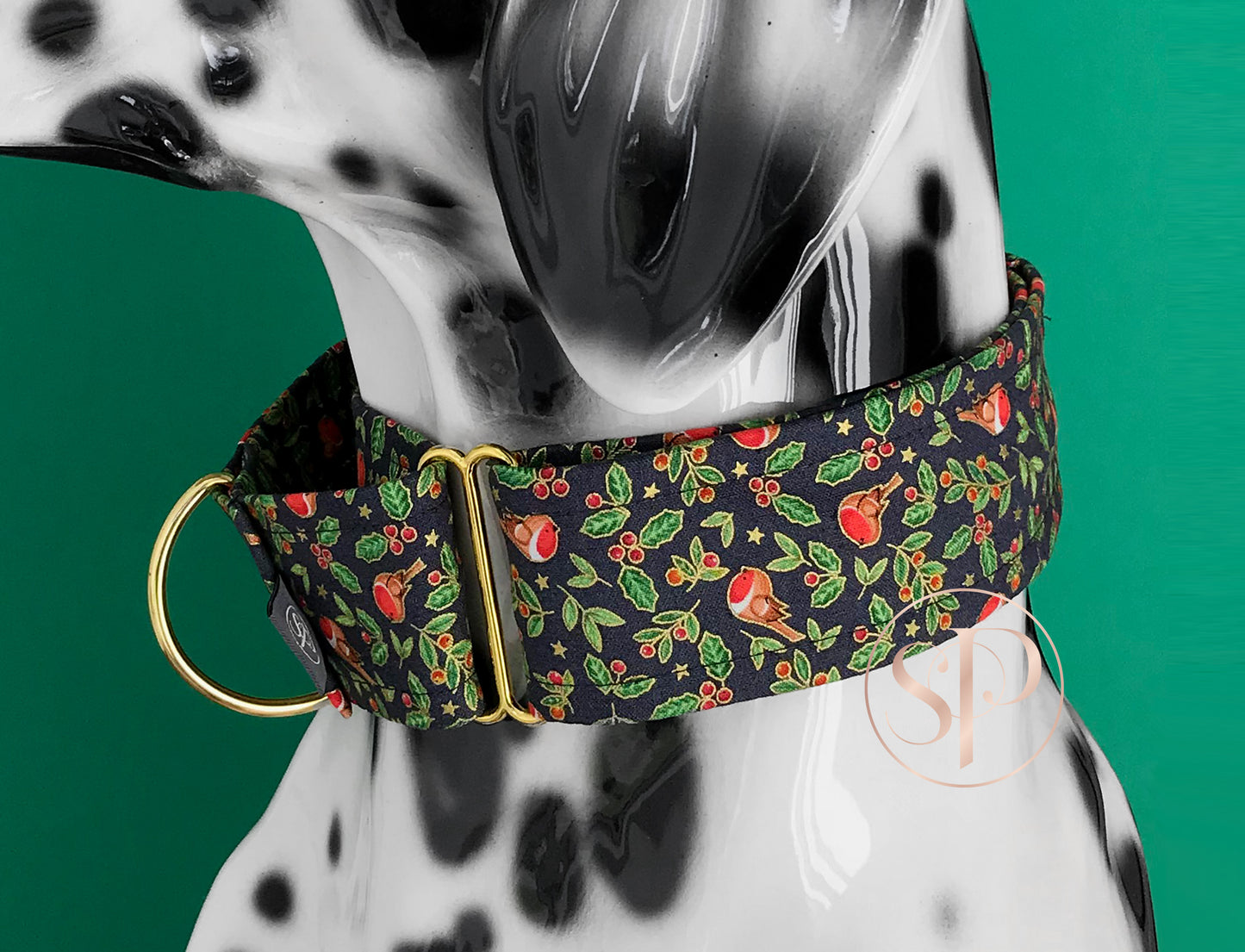 Little Robin Redbreast Martingale Dog Collar