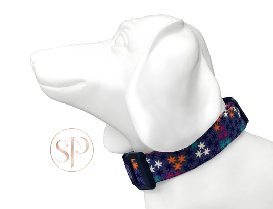 Bollywoof Purple Stars Dog Collar
