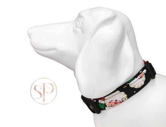 Happy Santa Dog Collar