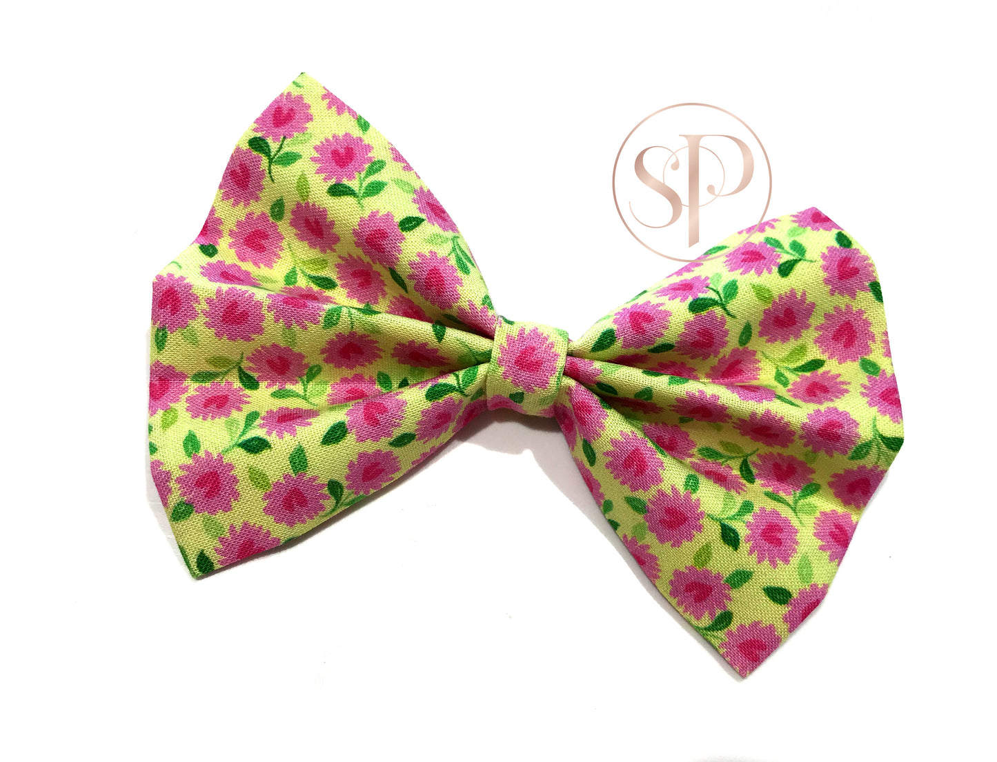 Magical Meadows Florals Dog Bow