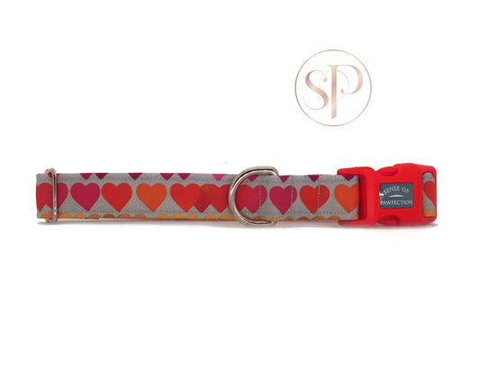 Love Hearts Collar in Red